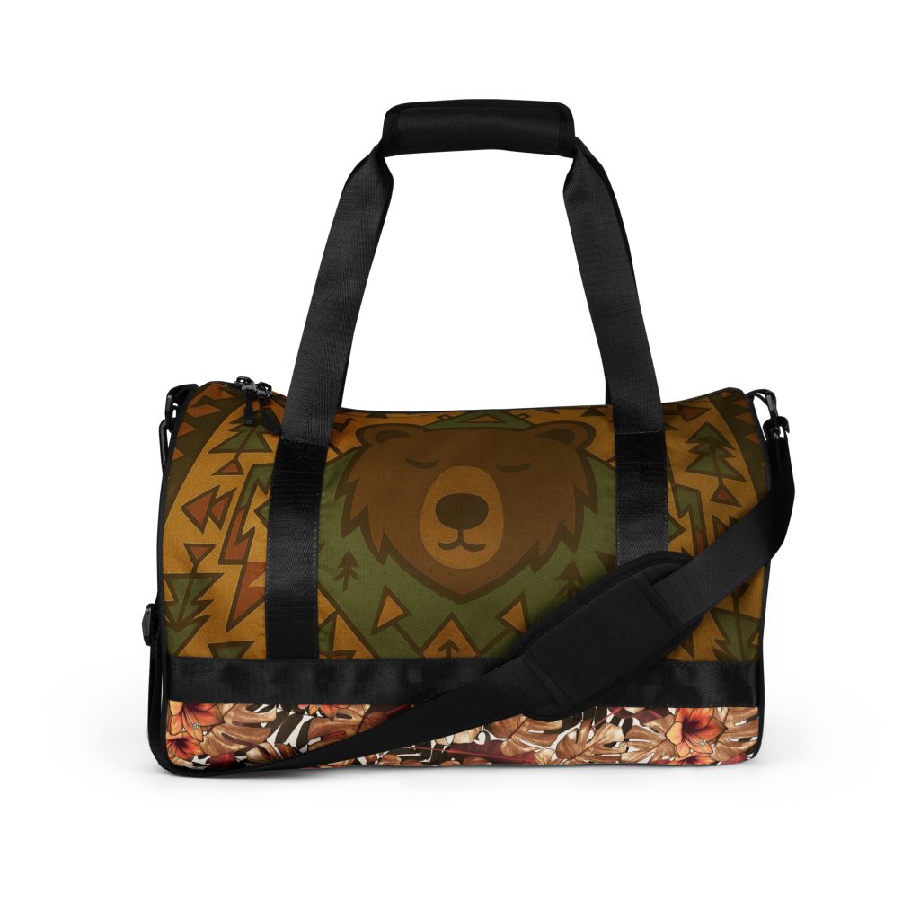 All-over print gym bag